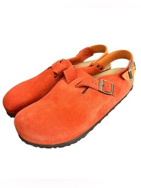 NWOT Birkenstock Tokio Clog Sandals Suede Slingback Arch Support U.S. 11 / EU 44